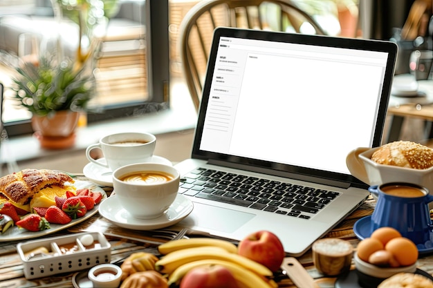 Formularz kontaktowy na laptopie